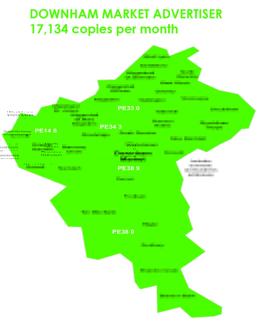 New Downham Map
